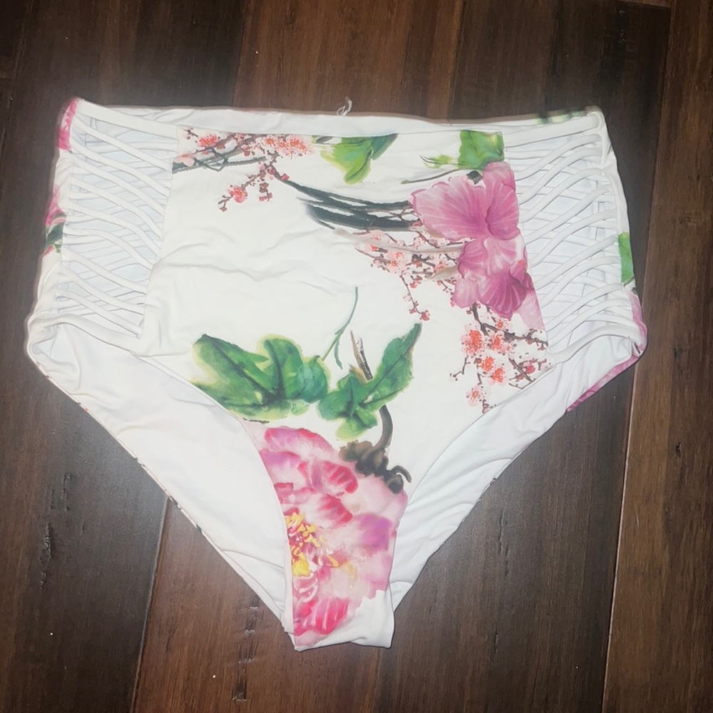 High Wasted Bathing Suit Bottoms